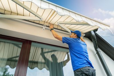 Fabric Awning Installation in Marin County, CA